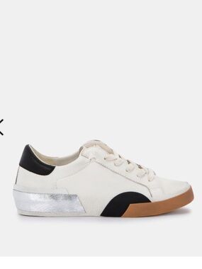 Dolce Vita Zina Sneakers White Black Leather